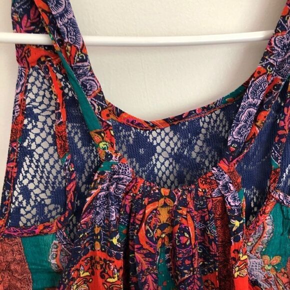 FREE PEOPLE Count me in Trapeze Boho Dress Tunic.Size XS - Picture 8 of 10